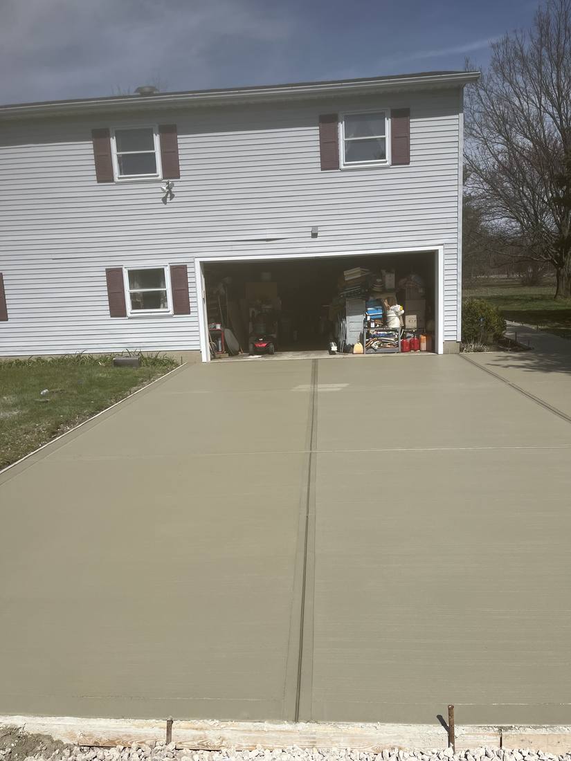 Wide apron, two-story home