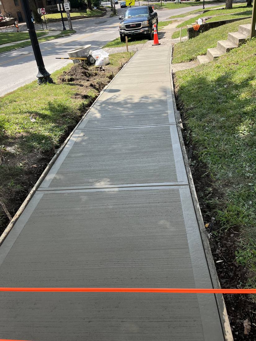 Street sidewalk replacement