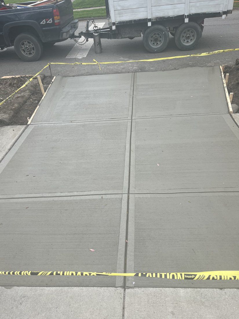 Failed apron replaced at the street