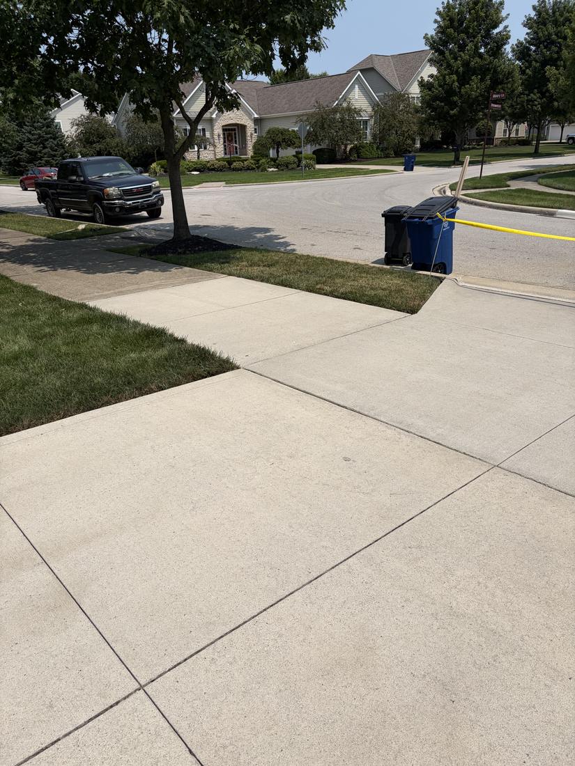 Drive and walk after washing