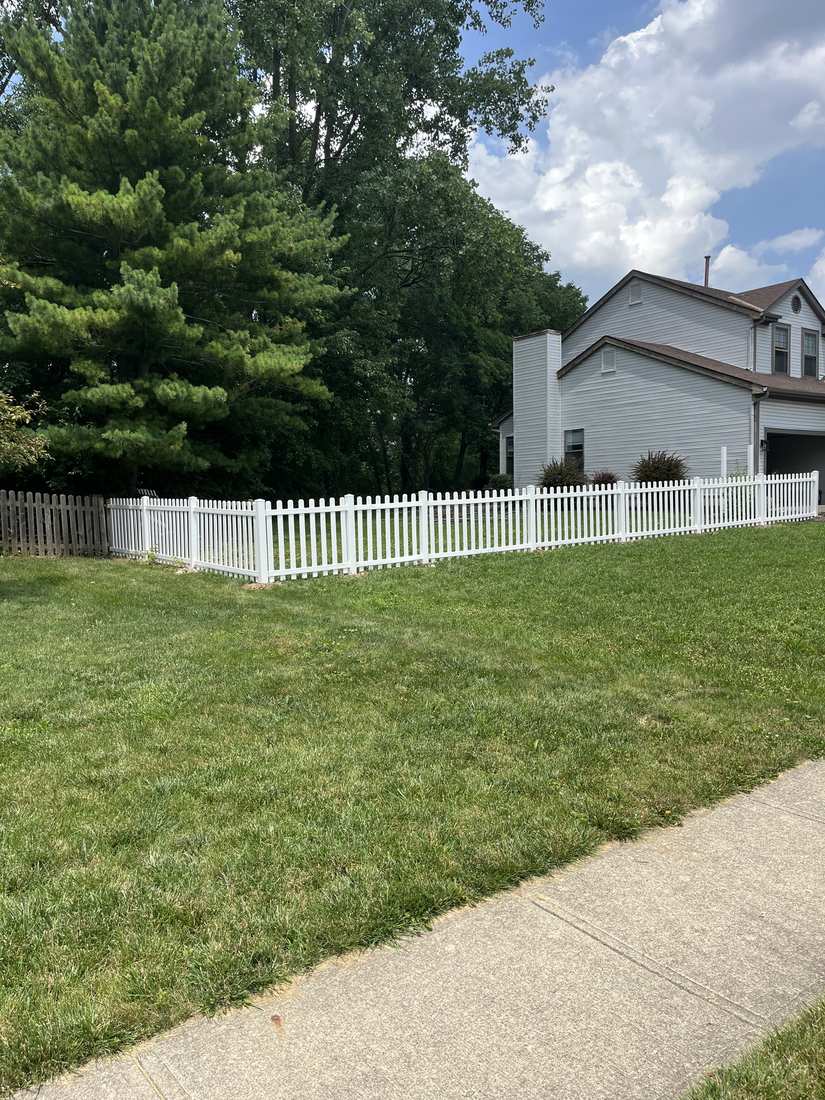 Picket fence from the street