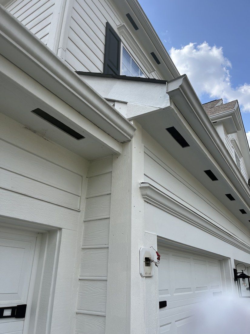Finished trim, soffit and gutter